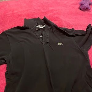 Lacoste Classic Fit Black Polo FR 5 US L